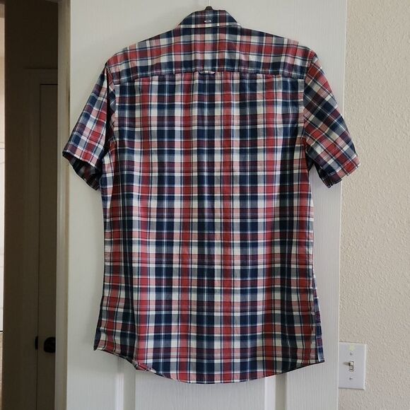 Norstrom Men's Shop, trim fit, medium, button down short sleeve - Picture 4 of 4